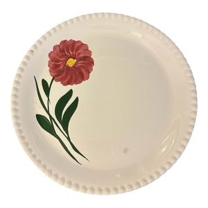 Vintage floral platter hand painted mountain rose dinnerware